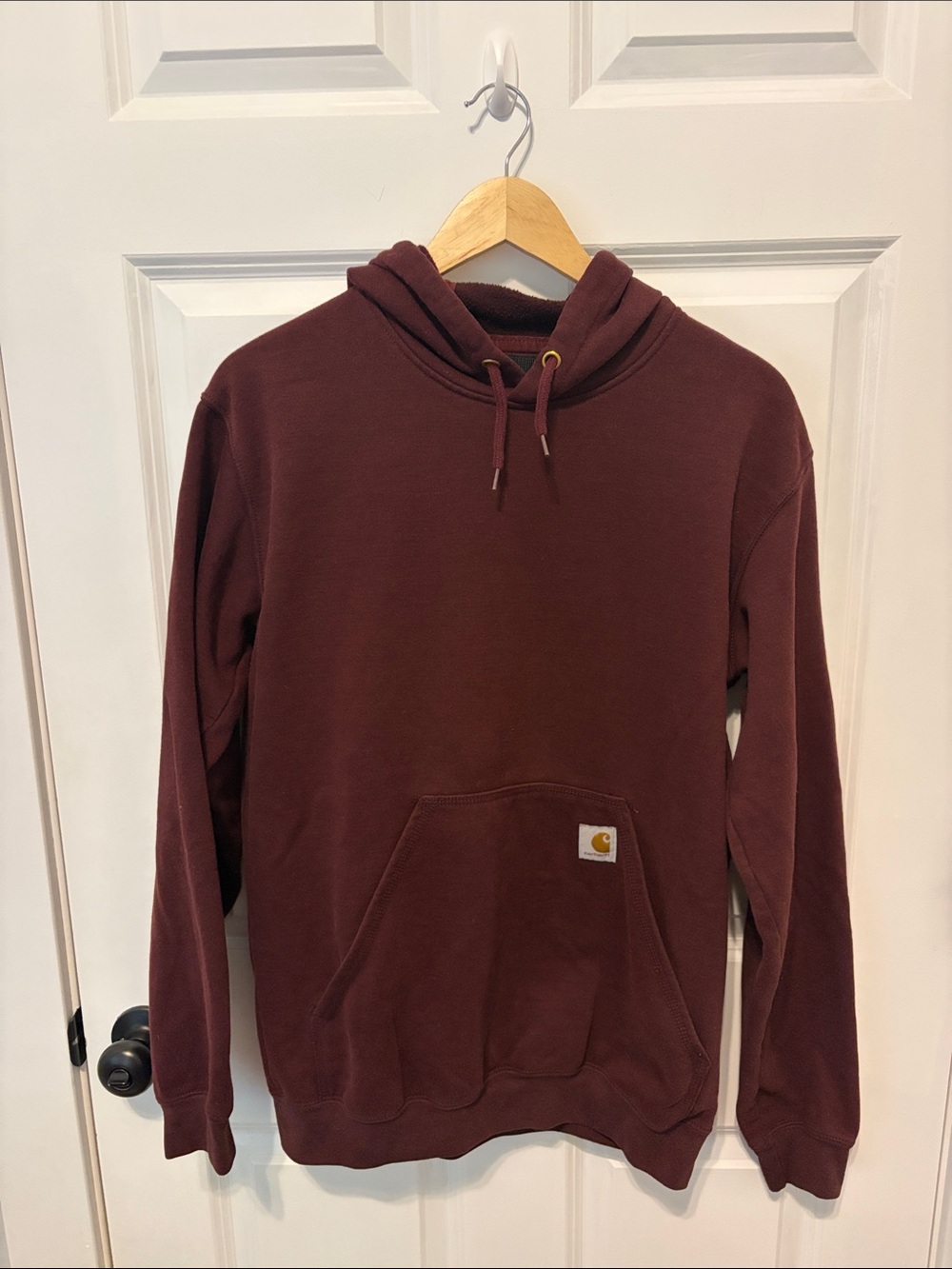 Carhartt Men’s Maroon Hooded Sweatshirt